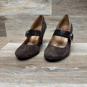 Sofft Florence Mary Jane Suede Pumps Women's Size 8.5